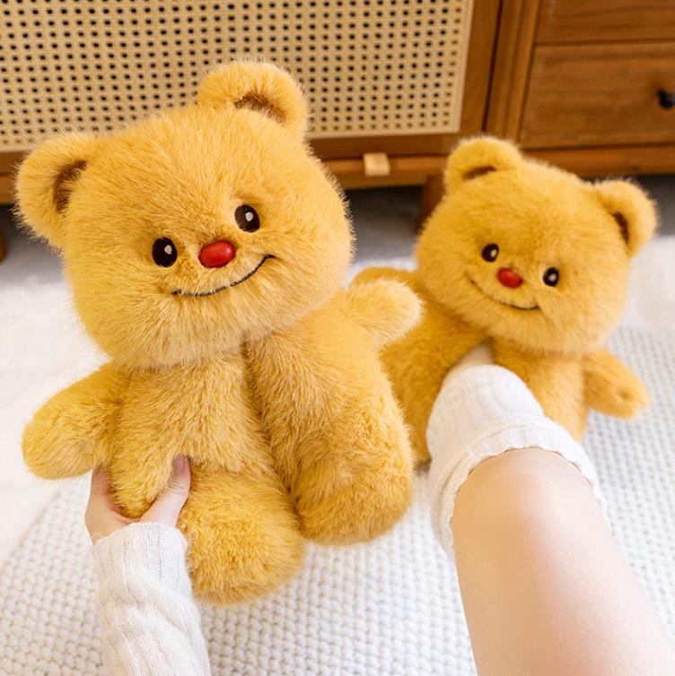 Lovey Teddy Bear Plush Slippers Winter Warm Home Indoor Shoes Cute Bears Slipper 8