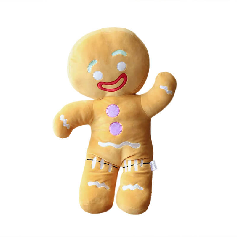 Плюшевая игрушка в виде пряника, 48 см, производитель рождественских плюшевых игрушек, милая мультяшная кукла-печенька. 10