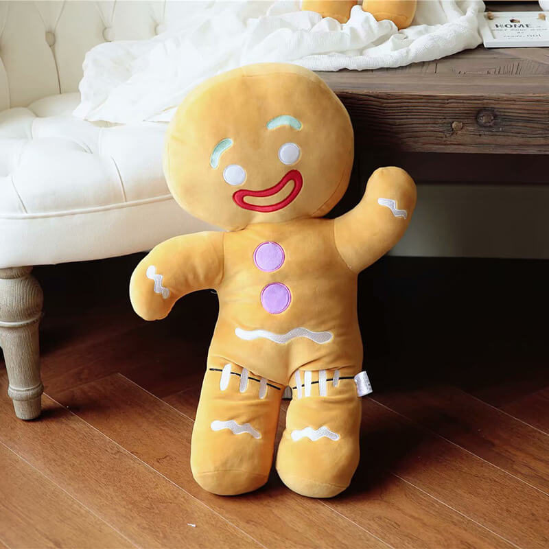 Плюшевая игрушка в виде пряника, 48 см, производитель рождественских плюшевых игрушек, милая мультяшная кукла-печенька. 9