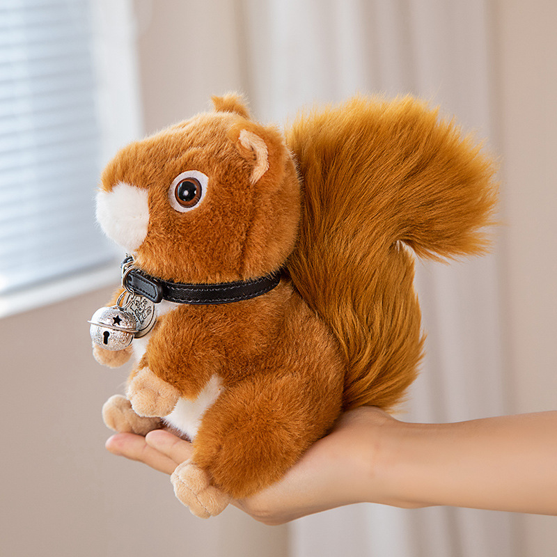 Big Tail Simulation Squirrel Plush Wholesale Stuffed Animals Manufacturer Realistic Stuffed Animals 7