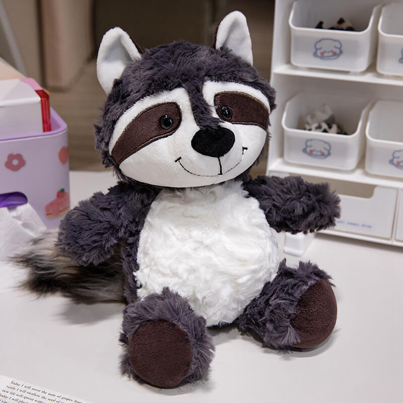 25&35Cm Cute Little Fox and Racoon Stuffed Animal Forest Friends Ideal Children's Plushies Doll Companions & Gifts 13