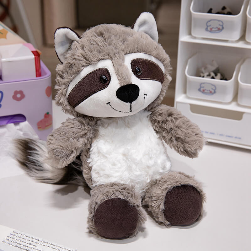 25&35Cm Cute Little Fox and Racoon Stuffed Animal Forest Friends Ideal Children's Plushies Doll Companions & Gifts 12