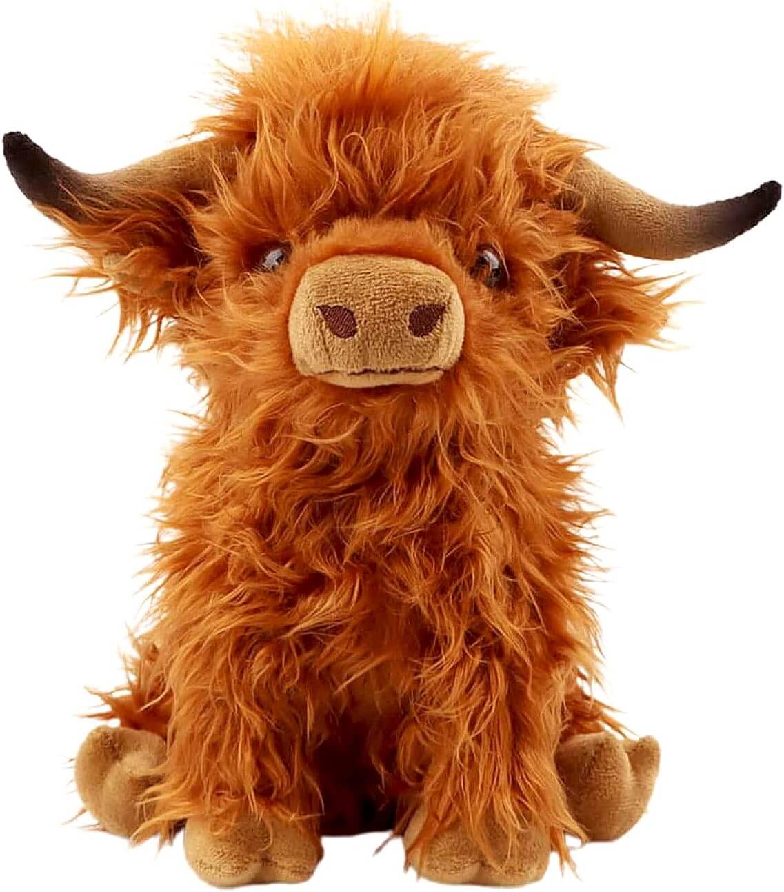 Scottish Highland Cow Plush Cute Realistic Cow Stuffed Animals Soft Farm Plushie Toy Highland Cow Plush Toy 8