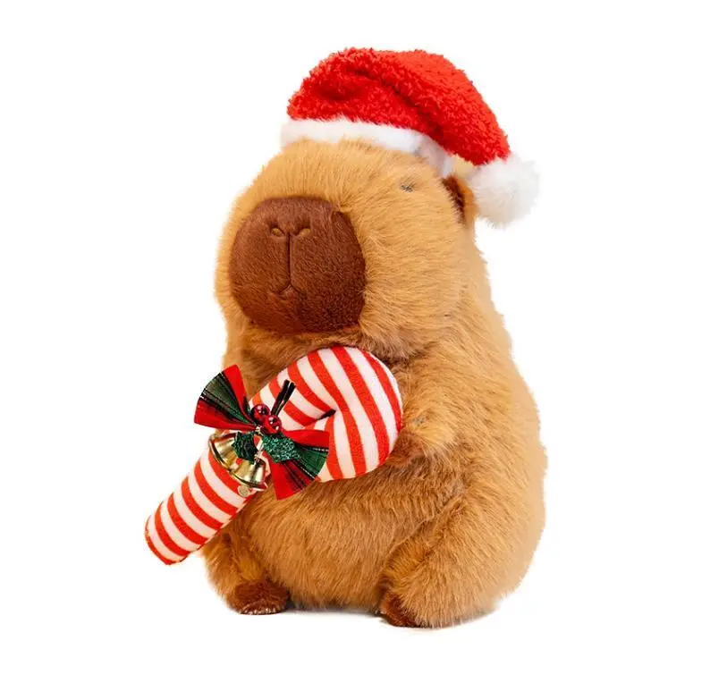 Kawaii Plushie Soft Capybara Stuffed Animals Toys Cute Fully Capybara Plush Toy Christmas Dolls 1