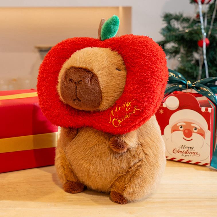 Kawaii Plushie Soft Capybara Stuffed Animals Toys Cute Fully Capybara Plush Toy Christmas Dolls 11