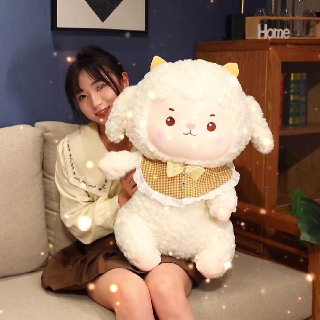 23-60cm Kawaii Sheep Stuffed Animals Lamb Plush Toy Cute Best Birthday Gifts Supprot Wholesale 12