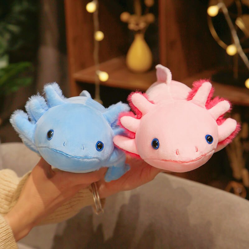 45-80cm Kawaii Axolotl Plushie Cute Salamander Plush Toy Colorful Children's Pillow Lovely Toy Gift Home Decoration 9