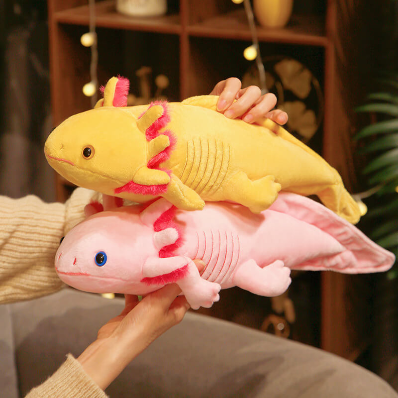 45-80cm Kawaii Axolotl Plushie Cute Salamander Plush Toy Colorful Children's Pillow Lovely Toy Gift Home Decoration 10