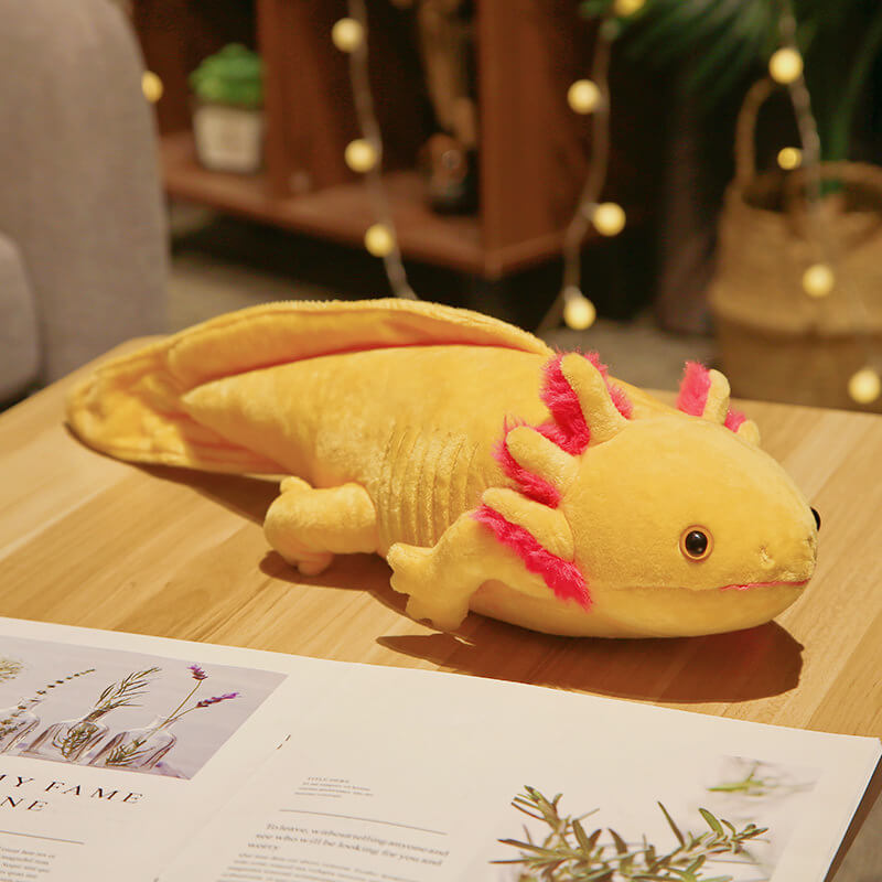 45-80cm Kawaii Axolotl Plushie Cute Salamander Plush Toy Colorful Children's Pillow Lovely Toy Gift Home Decoration 11
