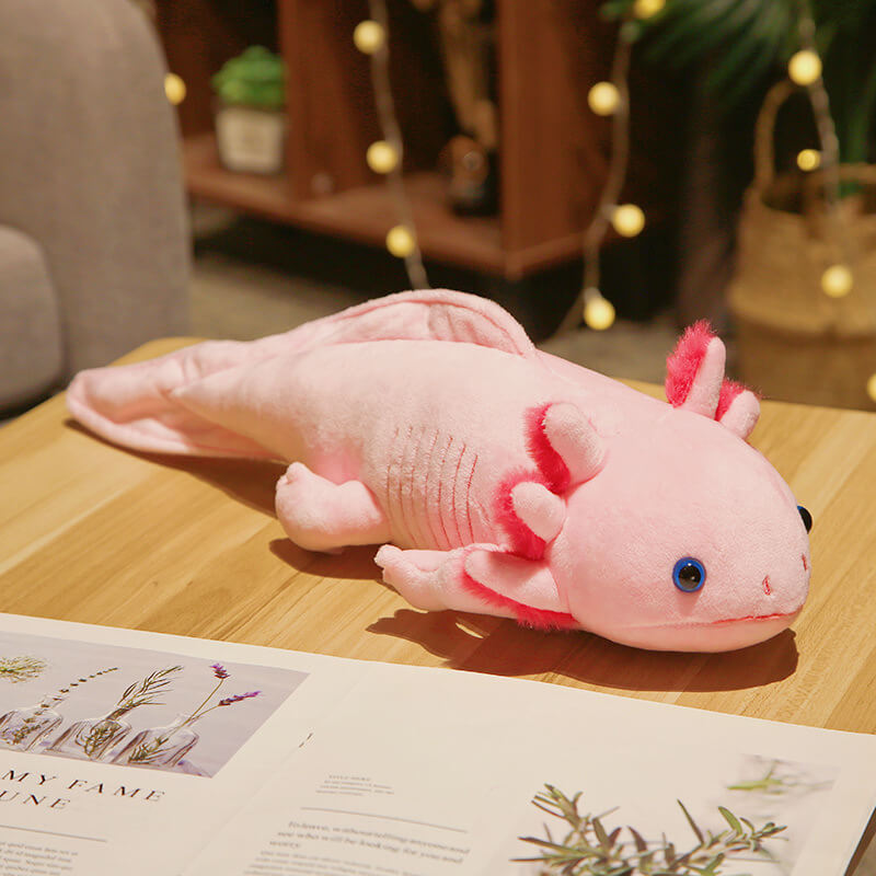 45-80cm Kawaii Axolotl Plushie Cute Salamander Plush Toy Colorful Children's Pillow Lovely Toy Gift Home Decoration 16