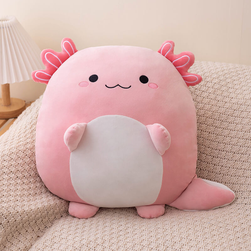 15.74 inch Stuffed Marine Animals, Beaver, Axolotl Plush Toy, Puffer Fish, Manta Ray Soft Plush Toy Kawaii Gift For Kid 13