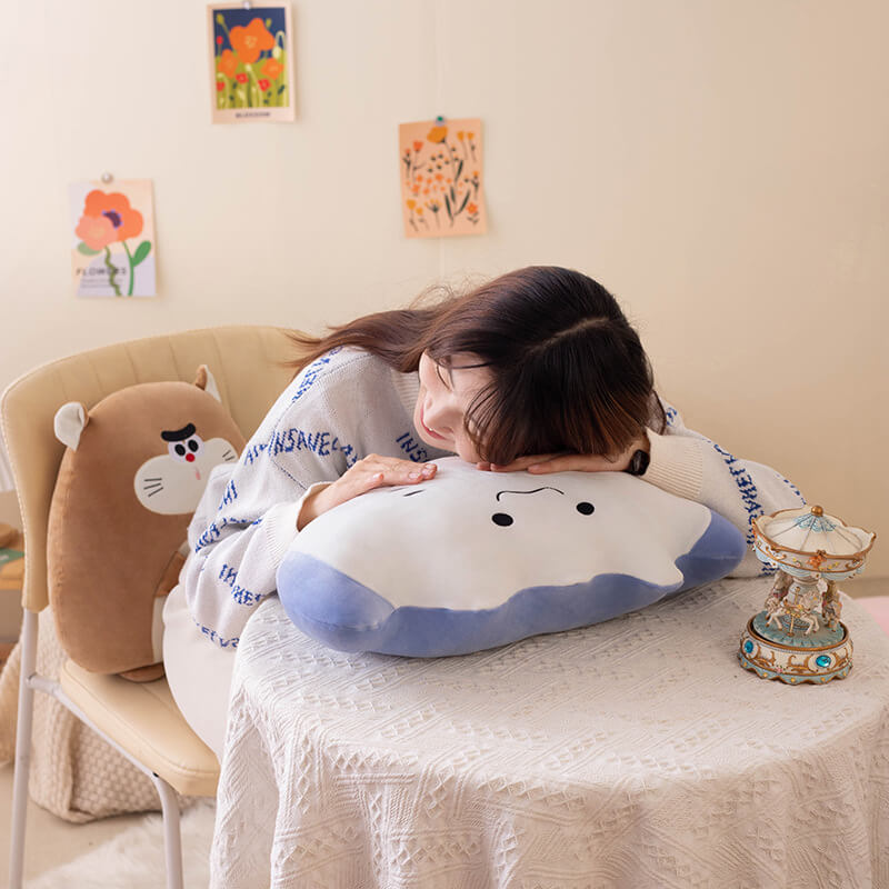 15.74 inch Stuffed Marine Animals, Beaver, Axolotl Plush Toy, Puffer Fish, Manta Ray Soft Plush Toy Kawaii Gift For Kid 12