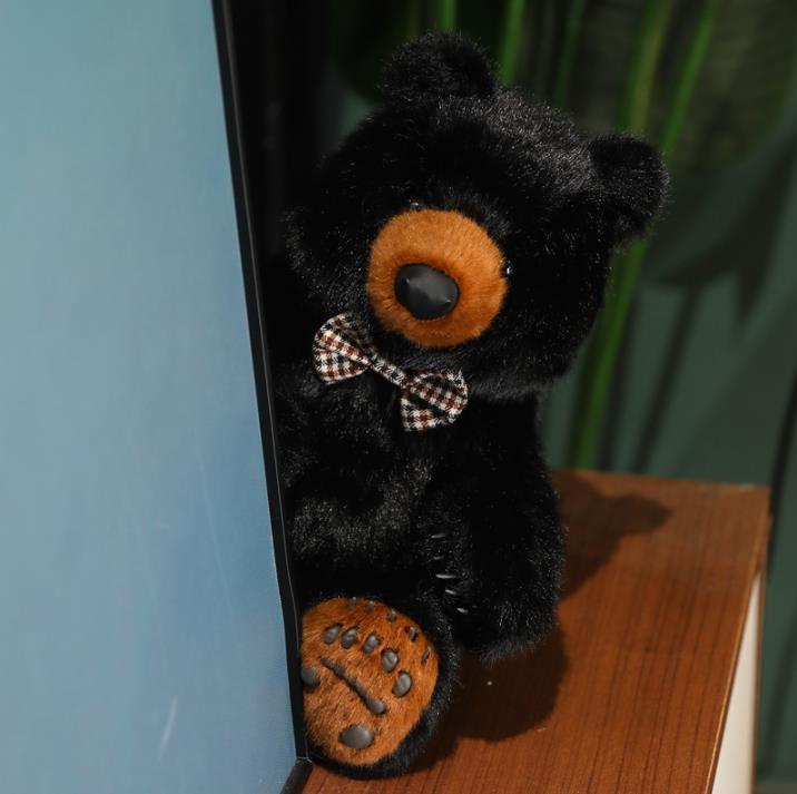 Lovely Black Bear Plush Toy Stuffed Animal Toys Plush Kids Doll Baby Kids Gifts 9