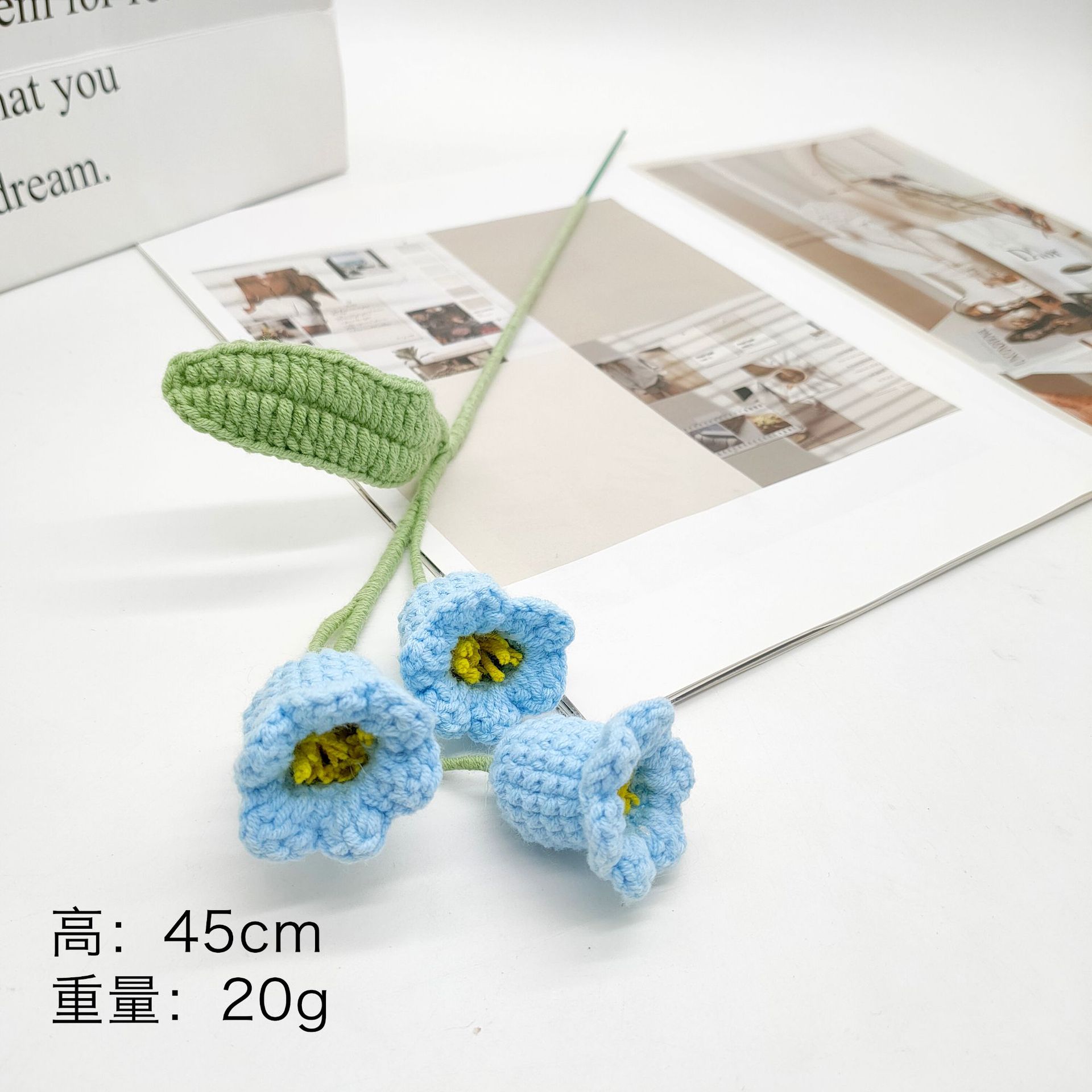 Best Handmade Custom Crochet Flowers Bouquet Knitted Flowers Rose Flower Gift Wedding Decor(21 Styles To Choose From) 8