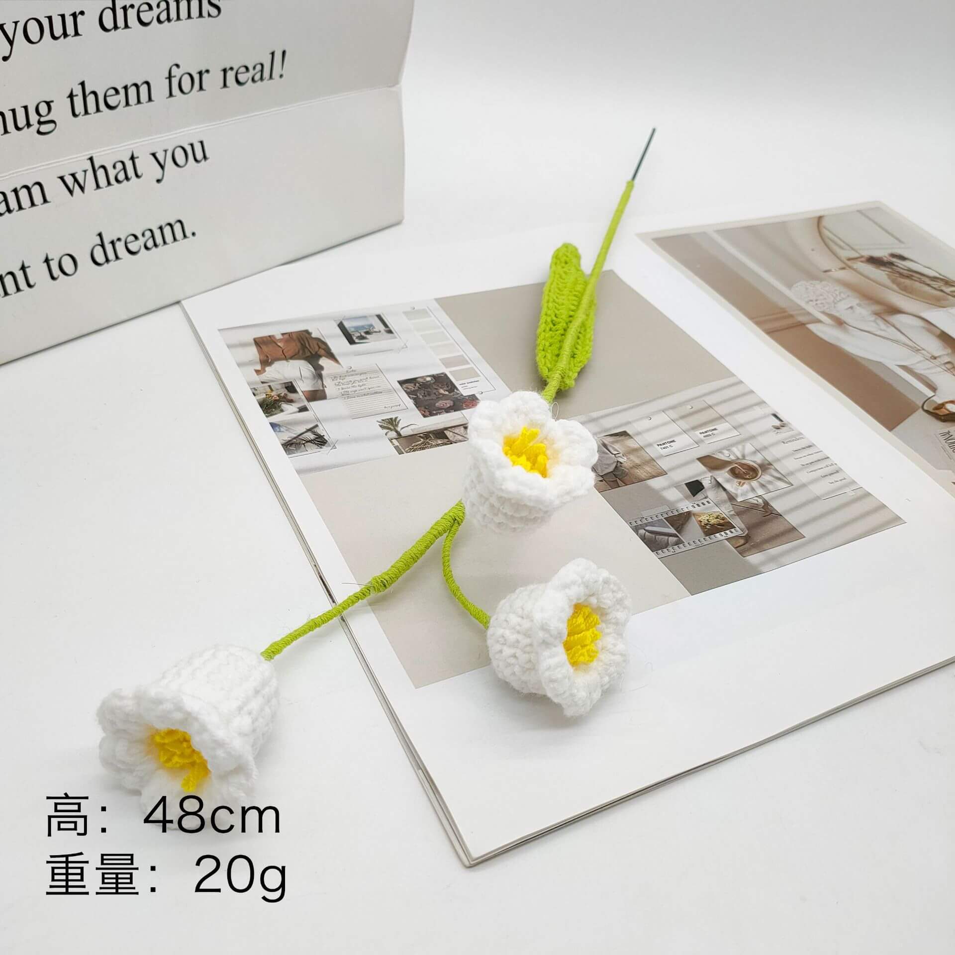 Best Handmade Custom Crochet Flowers Bouquet Knitted Flowers Rose Flower Gift Wedding Decor(21 Styles To Choose From) 23