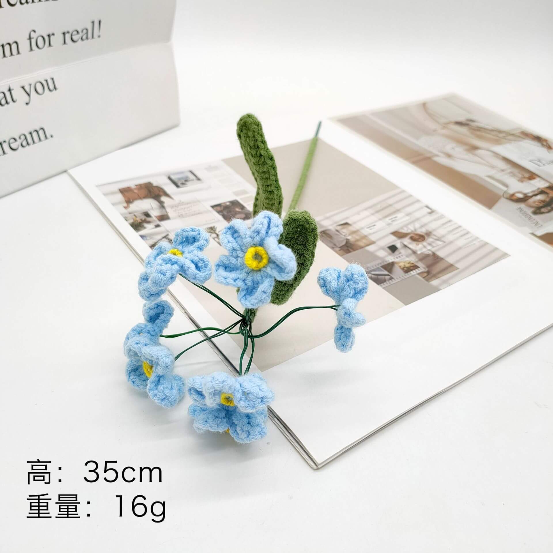 Best Handmade Custom Crochet Flowers Bouquet Knitted Flowers Rose Flower Gift Wedding Decor(21 Styles To Choose From) 21