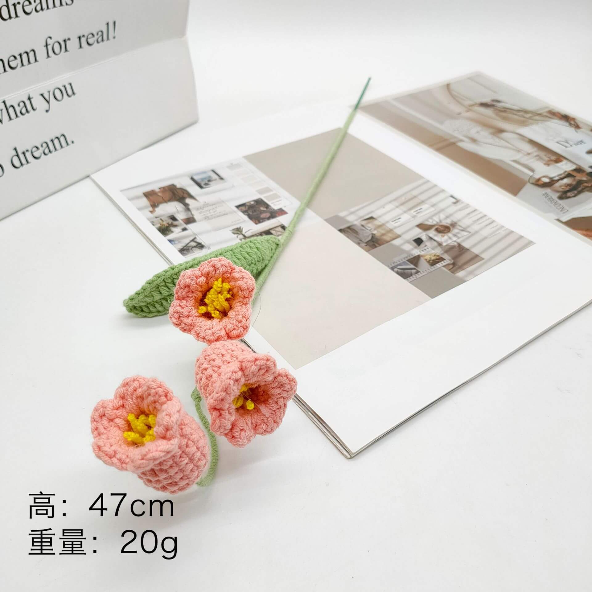 Best Handmade Custom Crochet Flowers Bouquet Knitted Flowers Rose Flower Gift Wedding Decor(21 Styles To Choose From) 18