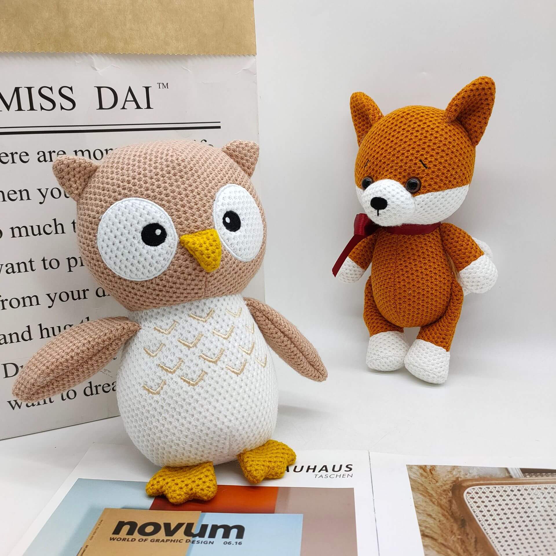 Cute handmade Crochet Plushies Knitting Stuffed Animal Plush Collection（35 Styles To Choose From） 40