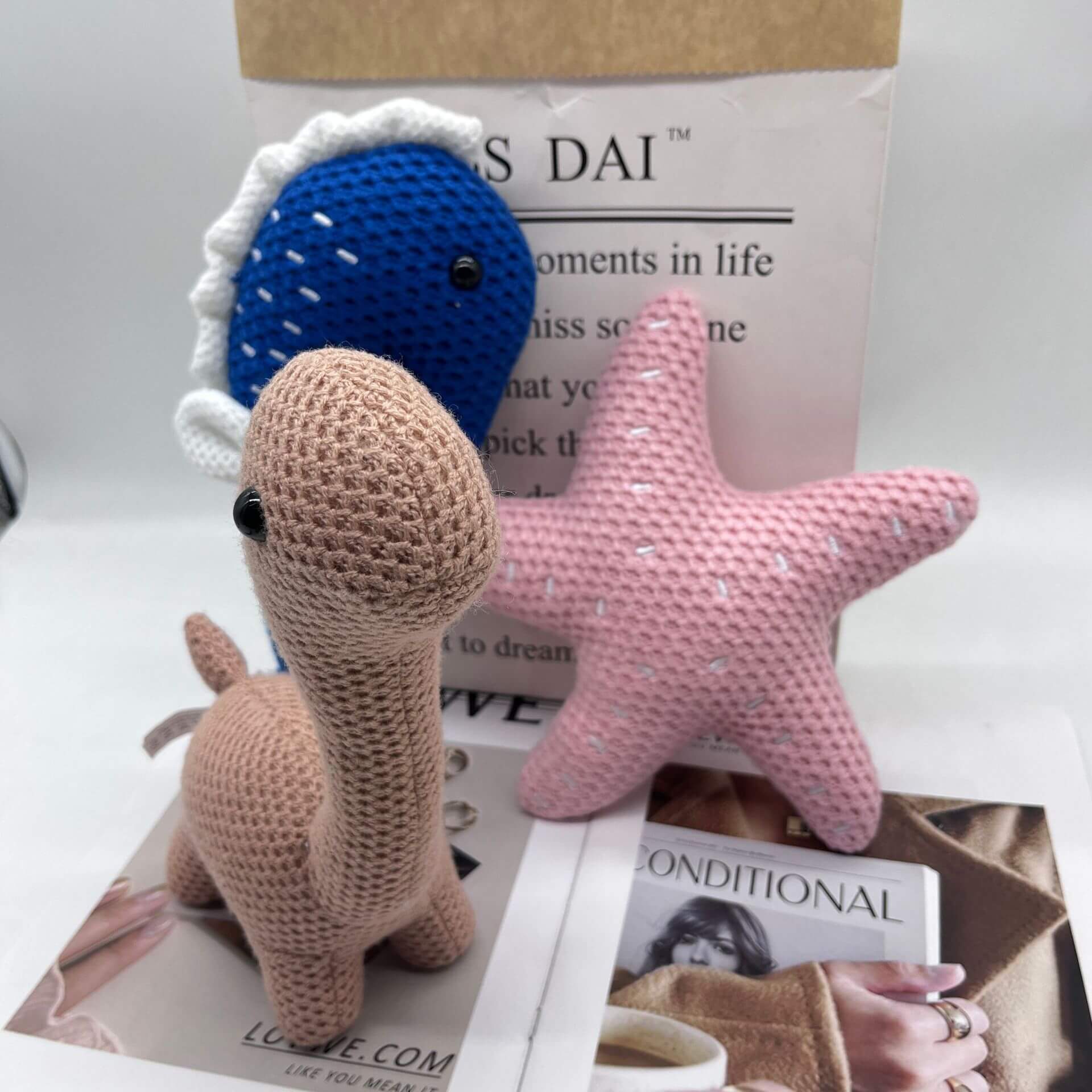 Cute handmade Crochet Plushies Knitting Stuffed Animal Plush Collection（35 Styles To Choose From） 42