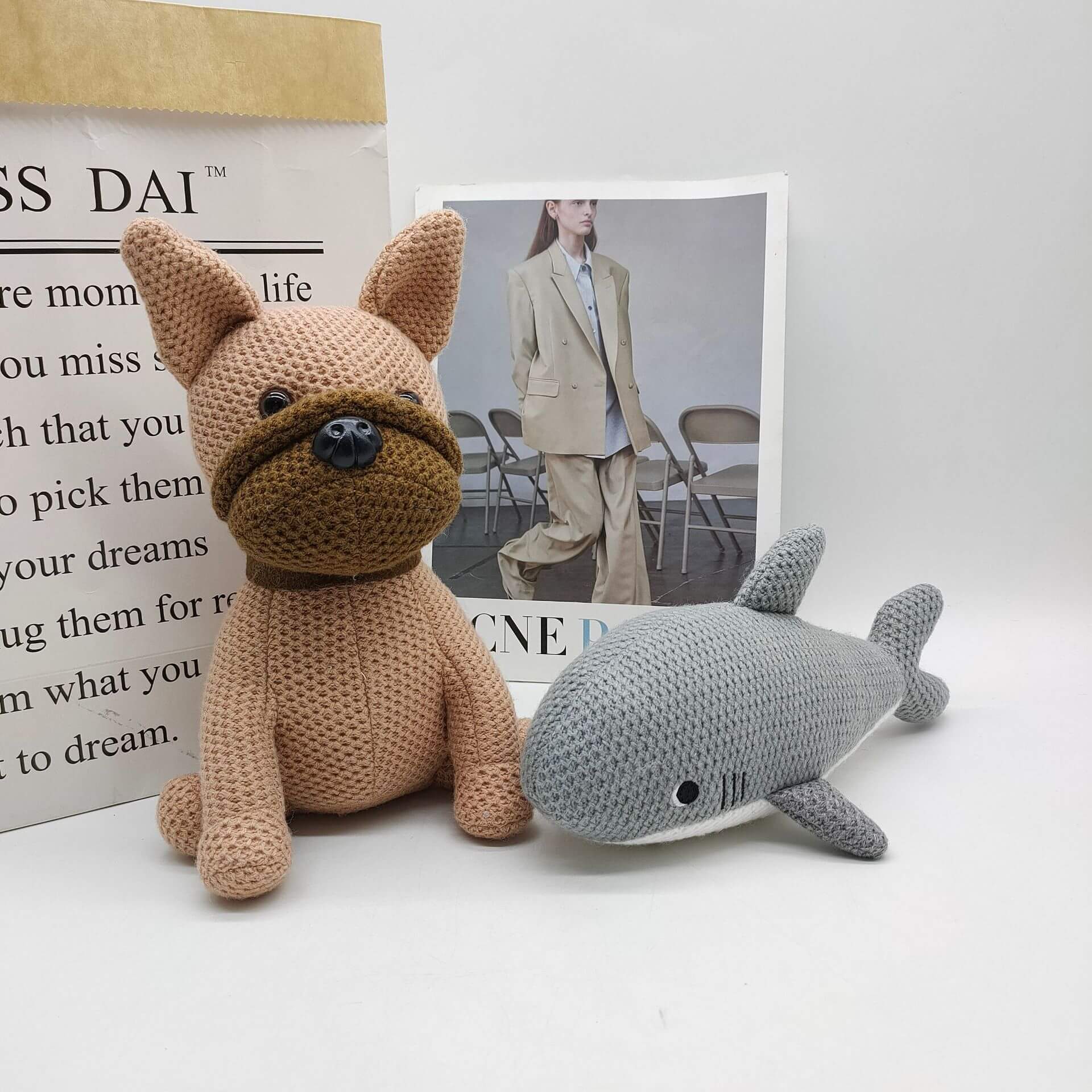 Cute handmade Crochet Plushies Knitting Stuffed Animal Plush Collection（35 Styles To Choose From） 47