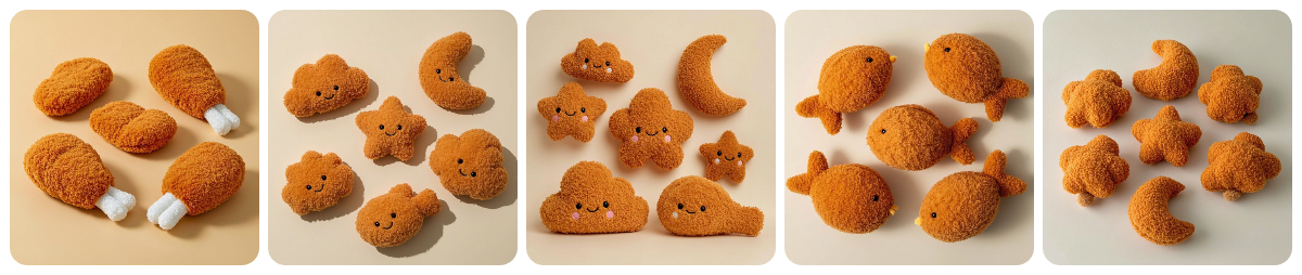 Custom Chicken Nugget Plush Toy: A Tasty & Huggable Delight 1