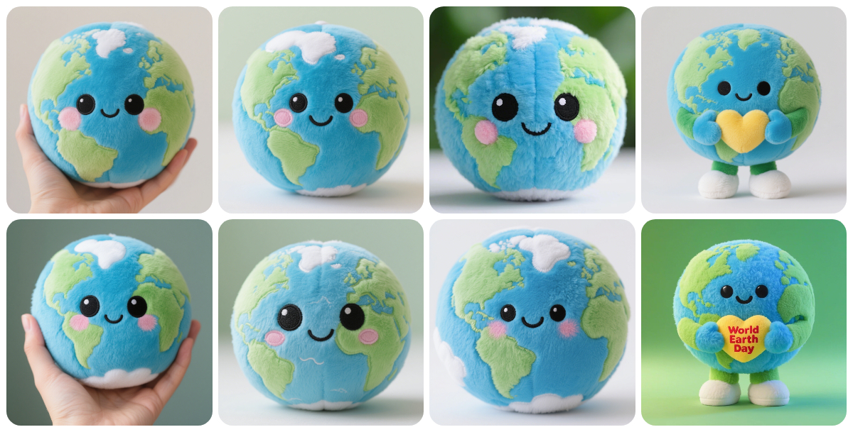 Custom World Earth Day Plush - An Adorable and Eco - Friendly Earth Guardian 1