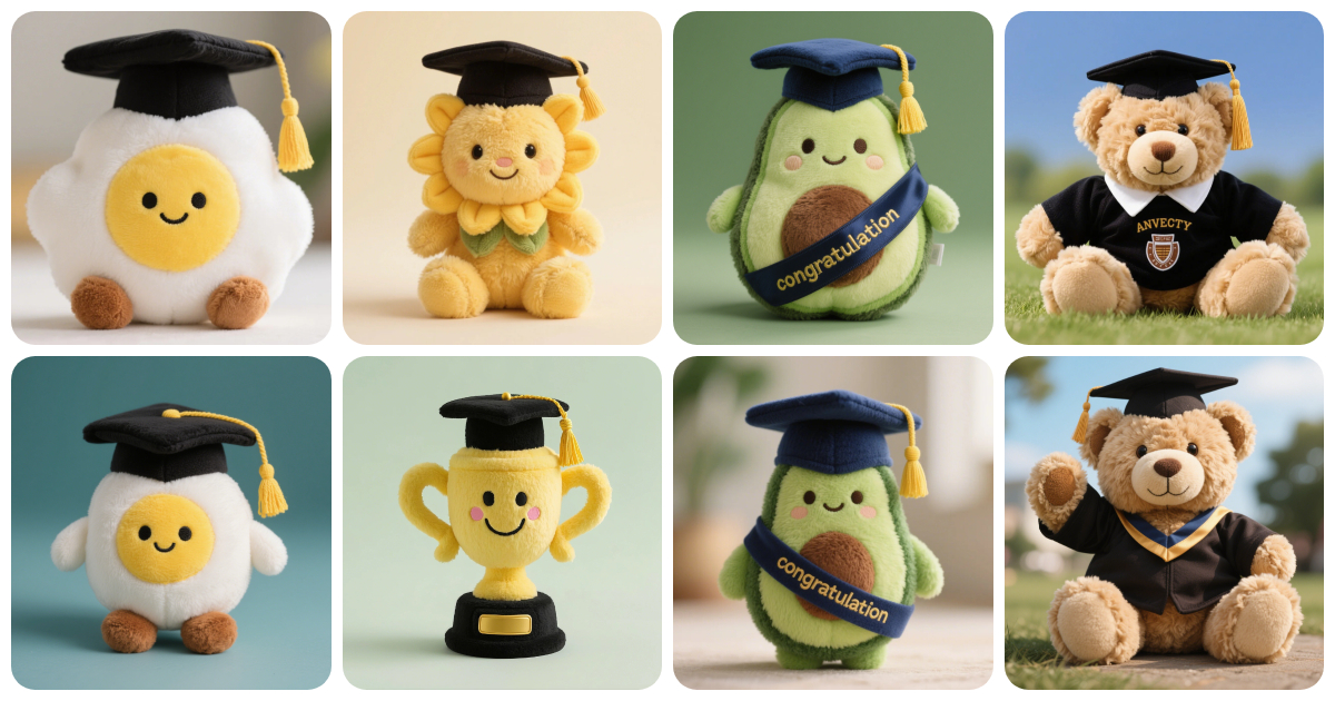 Custom-Made Plush Graduation Dolls: Your Perfect Graduation Souvenir 1