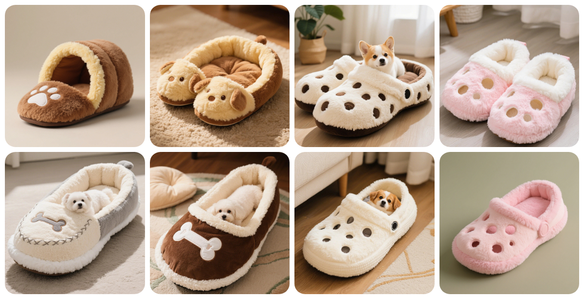 Step into Comfort: The Allure of Custom Slipper-Shaped Pet Beds 1