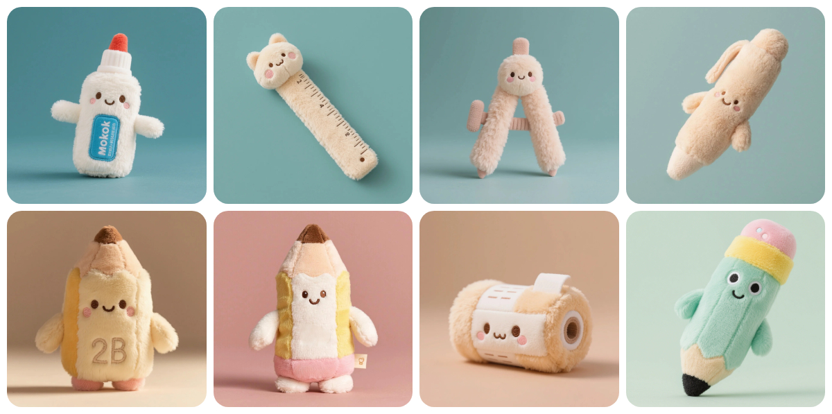 Custom Plush Stationery Dolls: Bringing Learning to Life with Cuteness and Creativity 1
