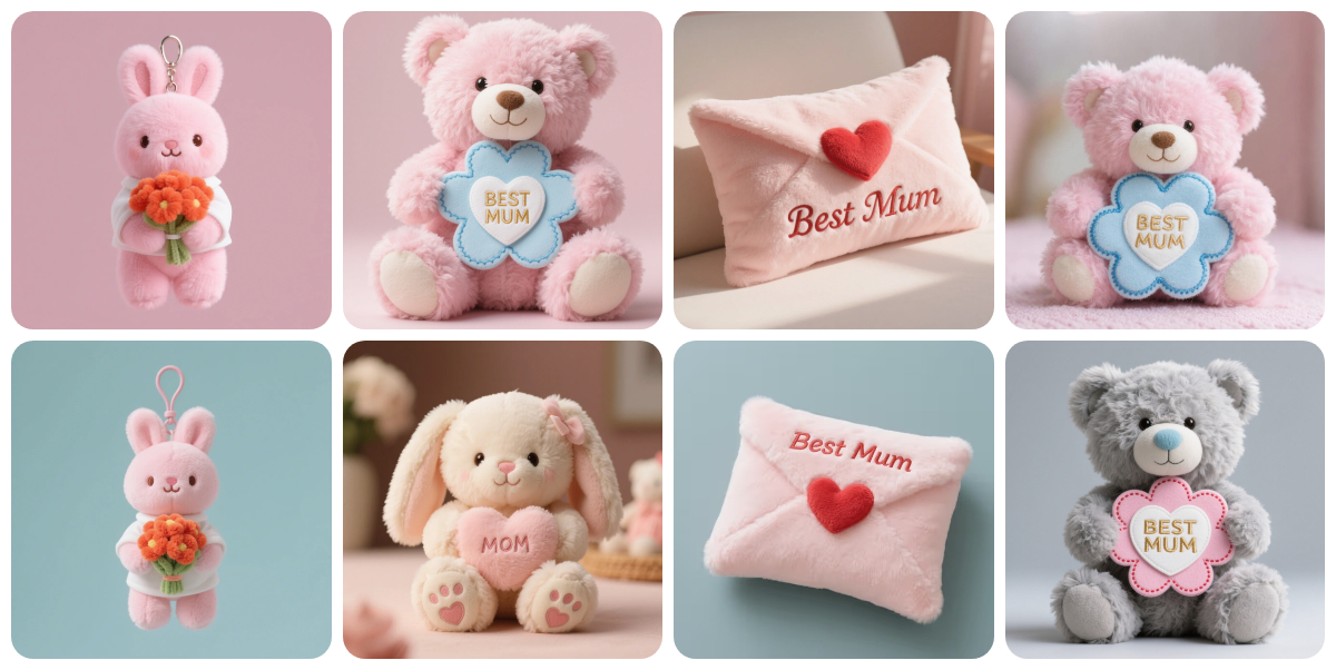 Customized Super Soft Teddy Bears in Bulk Mothers Lovely  Embroider Plush Bear OEM  Stuffed Animal Personalized Gift 1