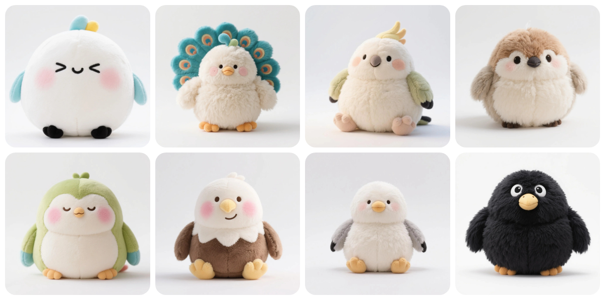 Crafting Chubby Plush Parrots and Feathered Friends: A Guide to Custom Plushies of Cockatiels, Sparrows, Eagles, and Mor 1