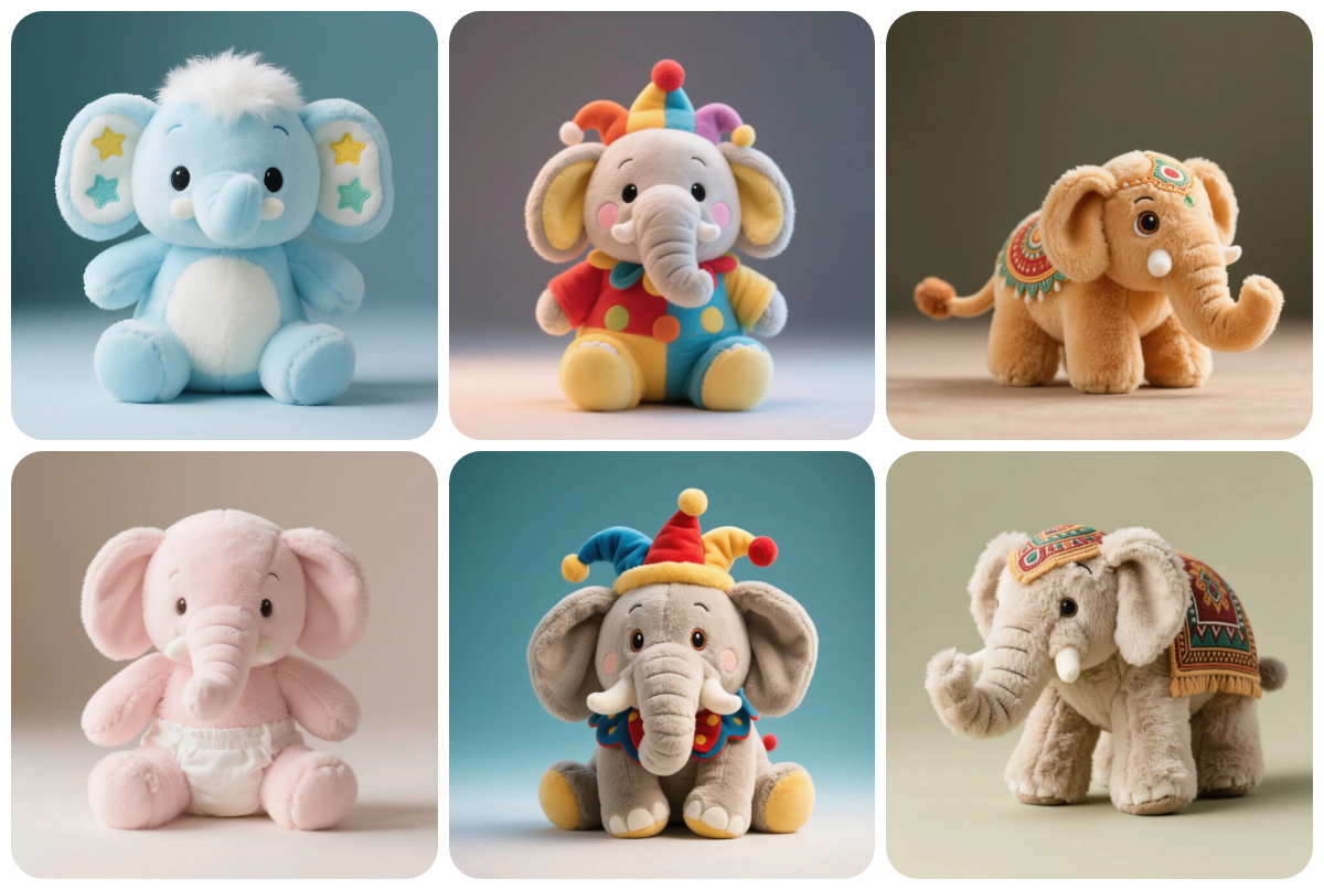 Мягкие плюшевые слоны на заказ: воплотите в жизнь слона своей мечты — плюшевый слон ко Дню святого Валентина. 1
