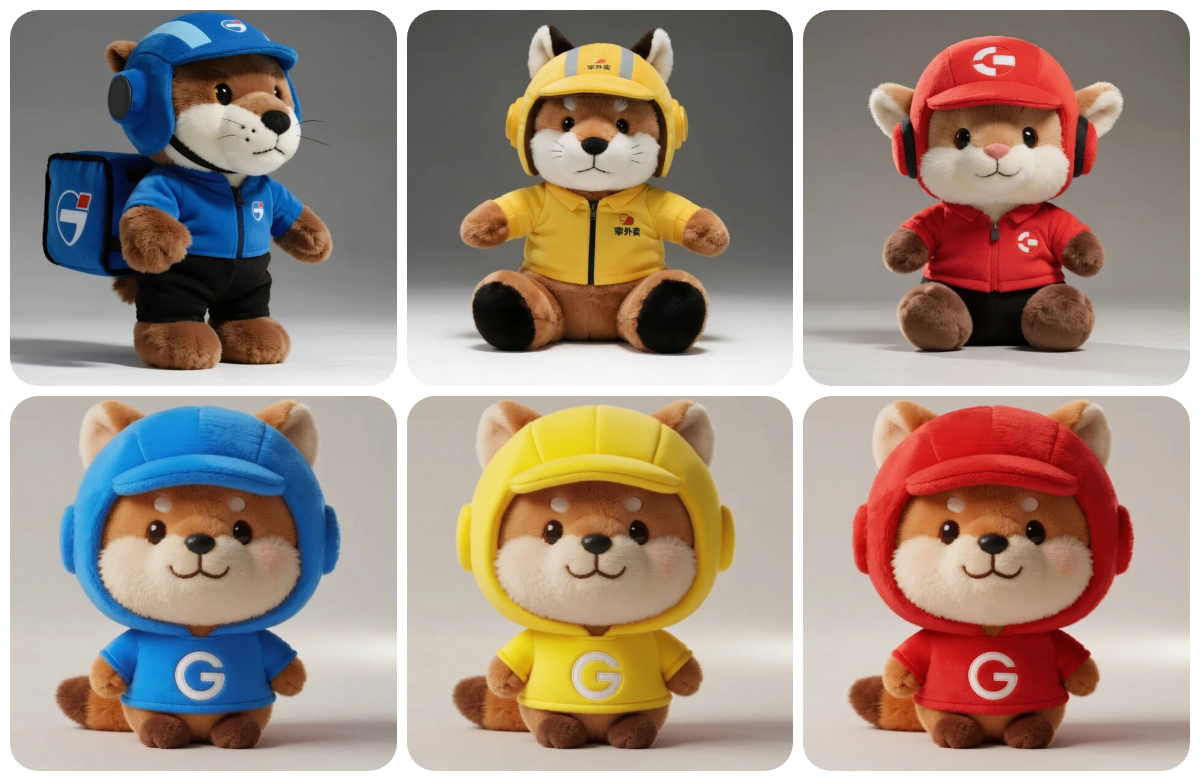 Customizable Delivery Rider Plush Doll - Tailor - Made for Your Brand or Occasion 1