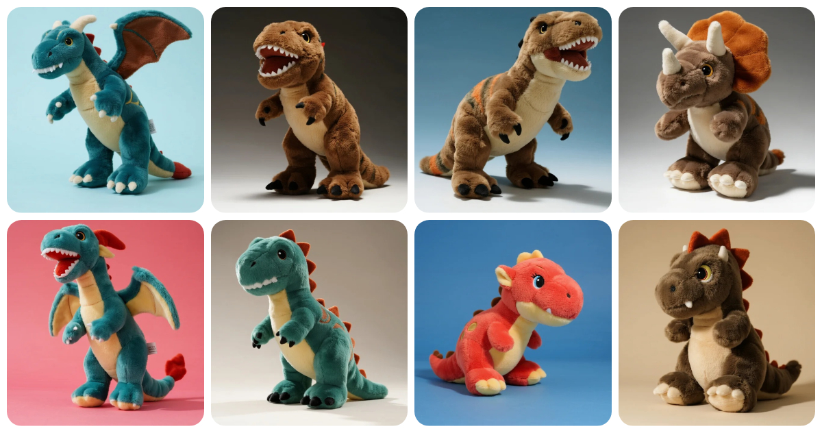 Custom Dinosaur Plush Creations: A Prehistoric Plush Adventure 1