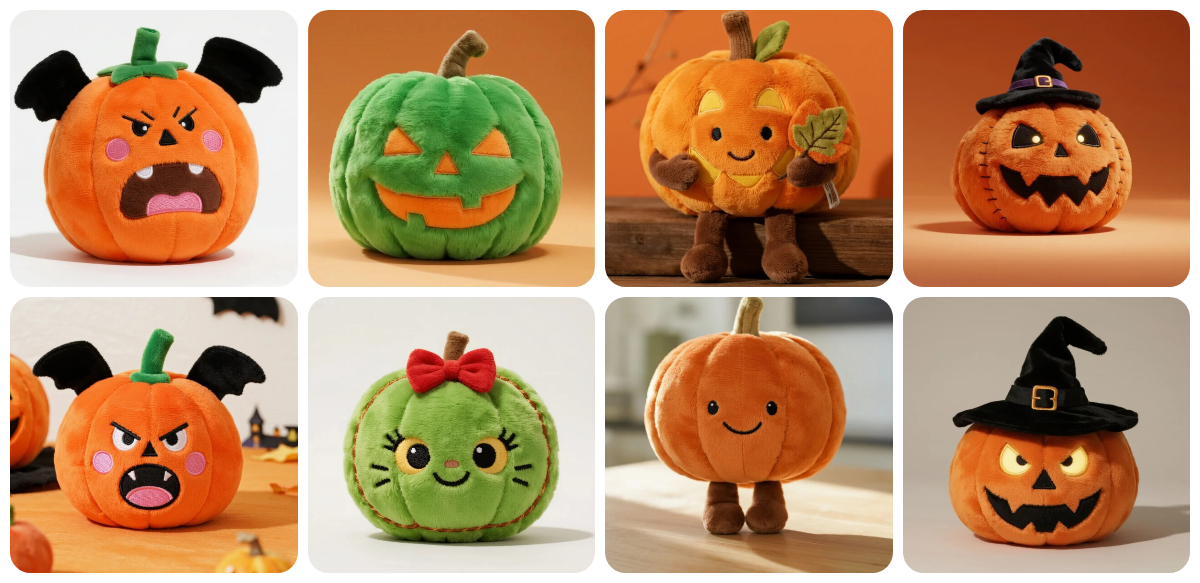 Custom Plush Pumpkins: A Spooky - Cute Delight for All Seasons 1