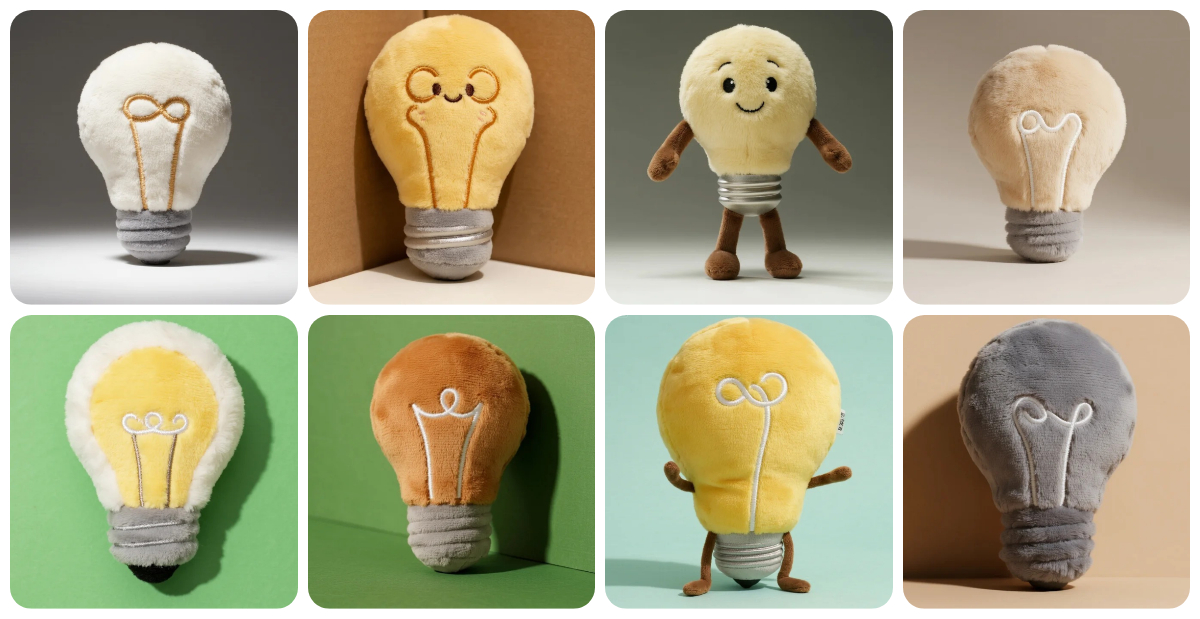 Ampoules en peluche personnalisées : quand l'innovation brille en douceur 1