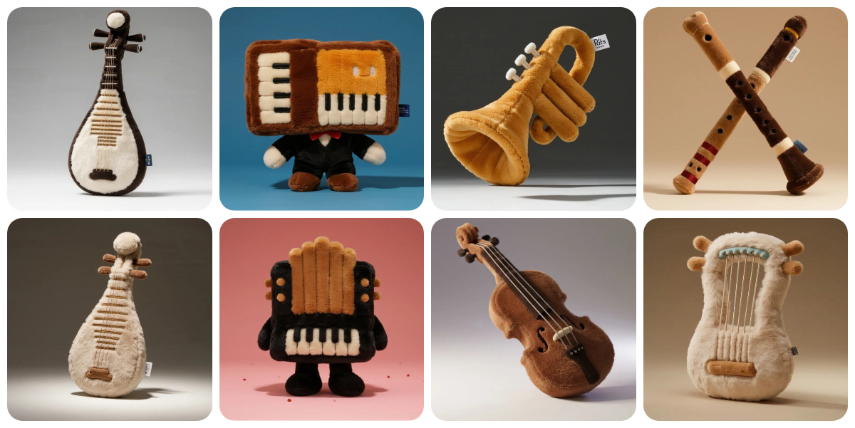 Custom Plush Instruments: Where Music Meets Cuddly Creativity 1