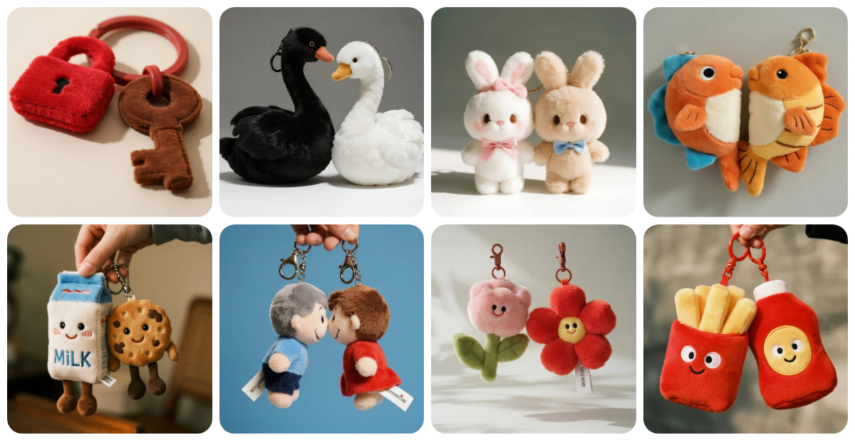 Por qué los colgantes de peluche personalizados para parejas son el símbolo más dulce de vuestro amor 1