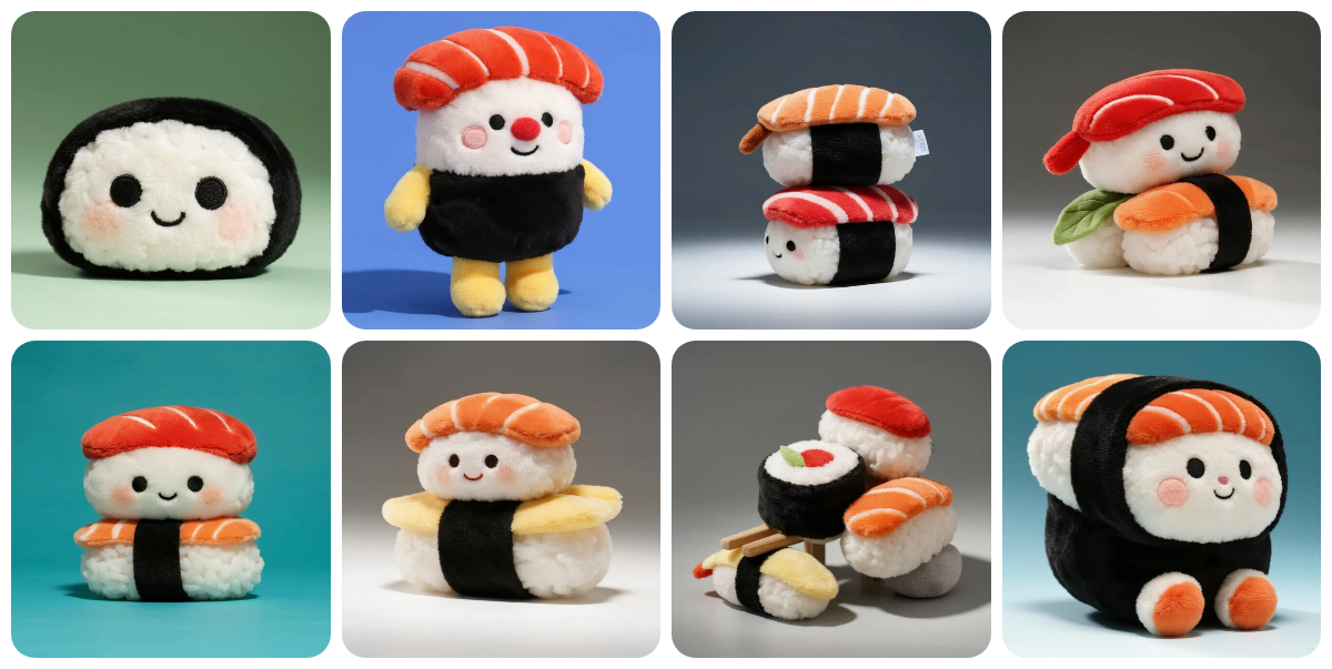 Custom Plush Sushi Dolls: A Fusion of Cuteness and Personalization 1