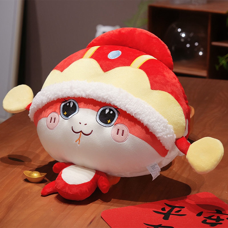 Chinese lucky Snake hand warmer Kawaii Stuffed new little plush toy 3