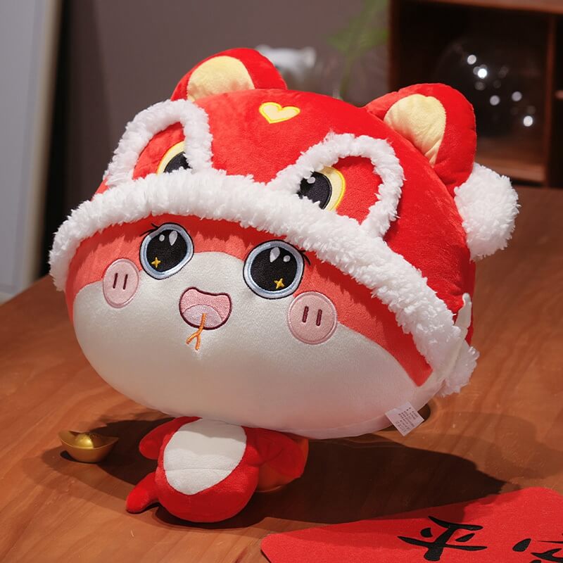 Chinese lucky Snake hand warmer Kawaii Stuffed new little plush toy 1