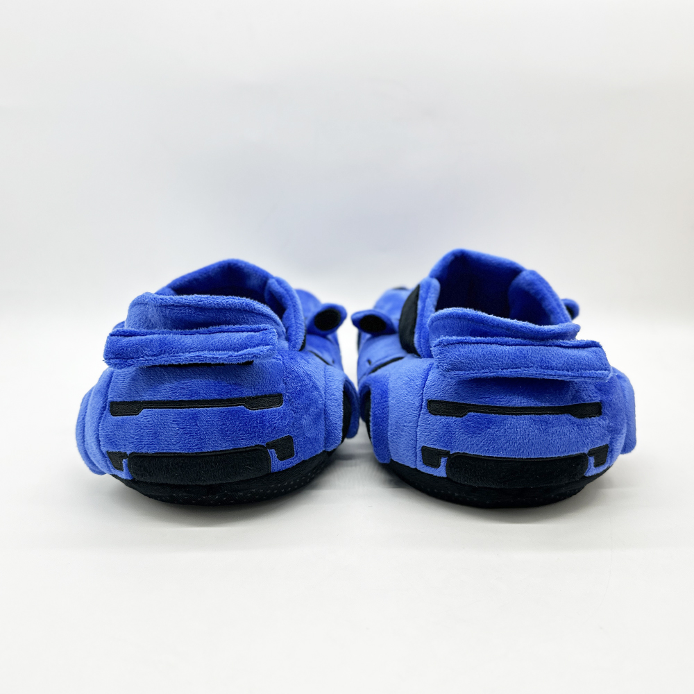 Custom Indoor Racecar Shaped House Shoes 3D Cars Novelty Men and Women Plush Slippers 1