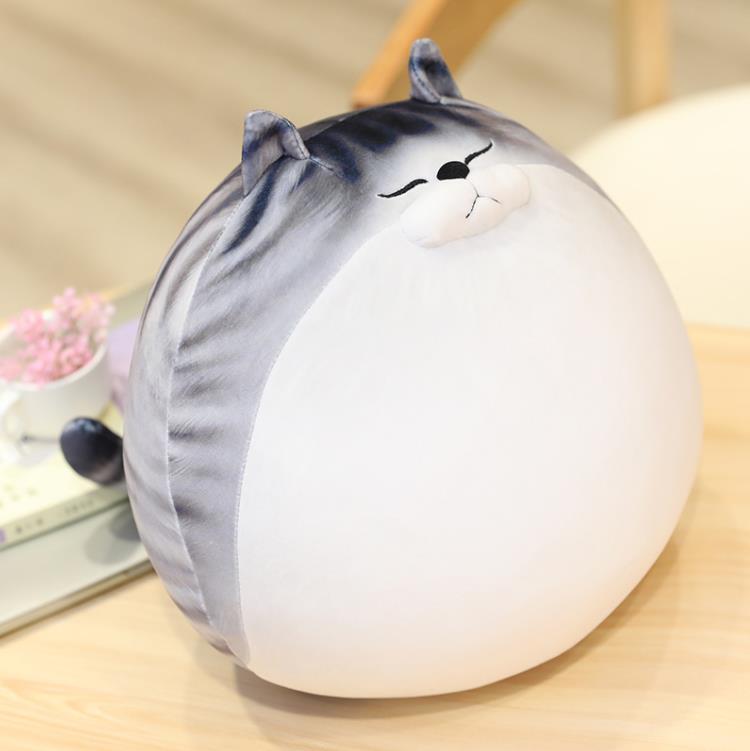 Custom cat plush pillow sleeping doll Japanese pet stuffed egg stuffed soft pillow The fat cat toy gift 3