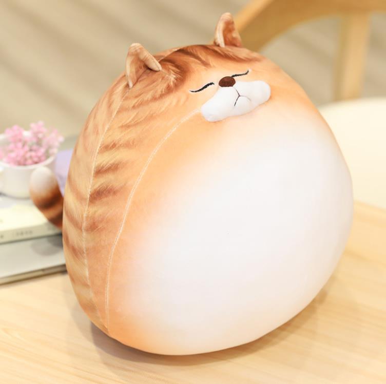 Custom cat plush pillow sleeping doll Japanese pet stuffed egg stuffed soft pillow The fat cat toy gift 4