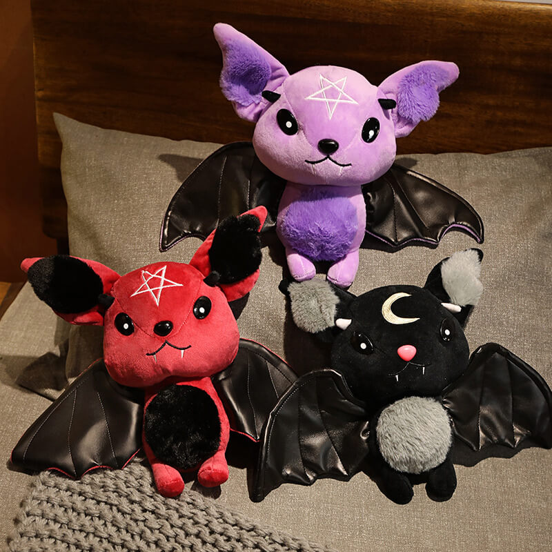 Demon evil bat Stuffed new little cute soft funny plush toy 4