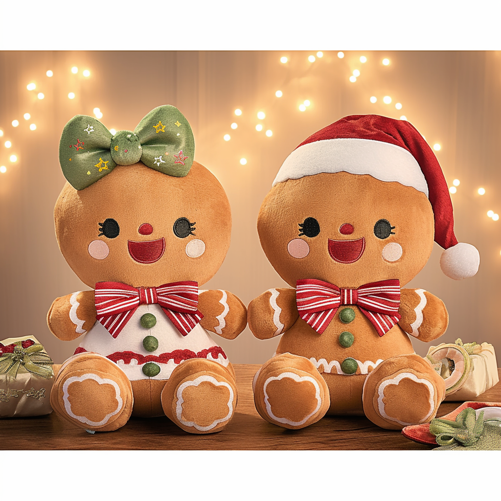 Best Unveiling the Magic of Custom Gingerbread Plushies by Exceptional Plush Manufacturers Supplier 4