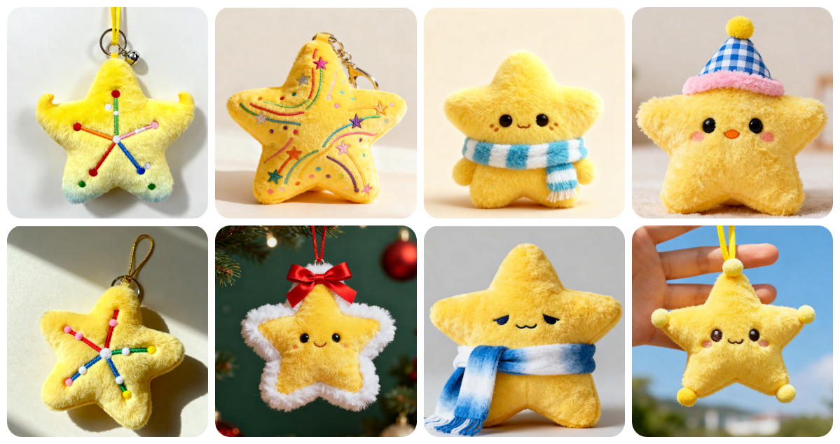 Custom Star Plush Dolls: Create Your Own Shining Christmas Companion 1