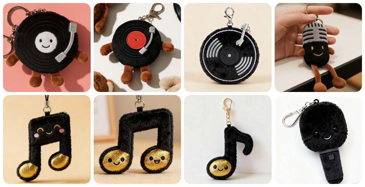Custom Music Plushies: Your Melody, Your Cute Companion 1