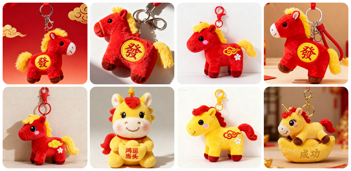 Custom Pony Plush Collection: Tailor Your Lucky Horse Companion with Cuteness & Culture 1