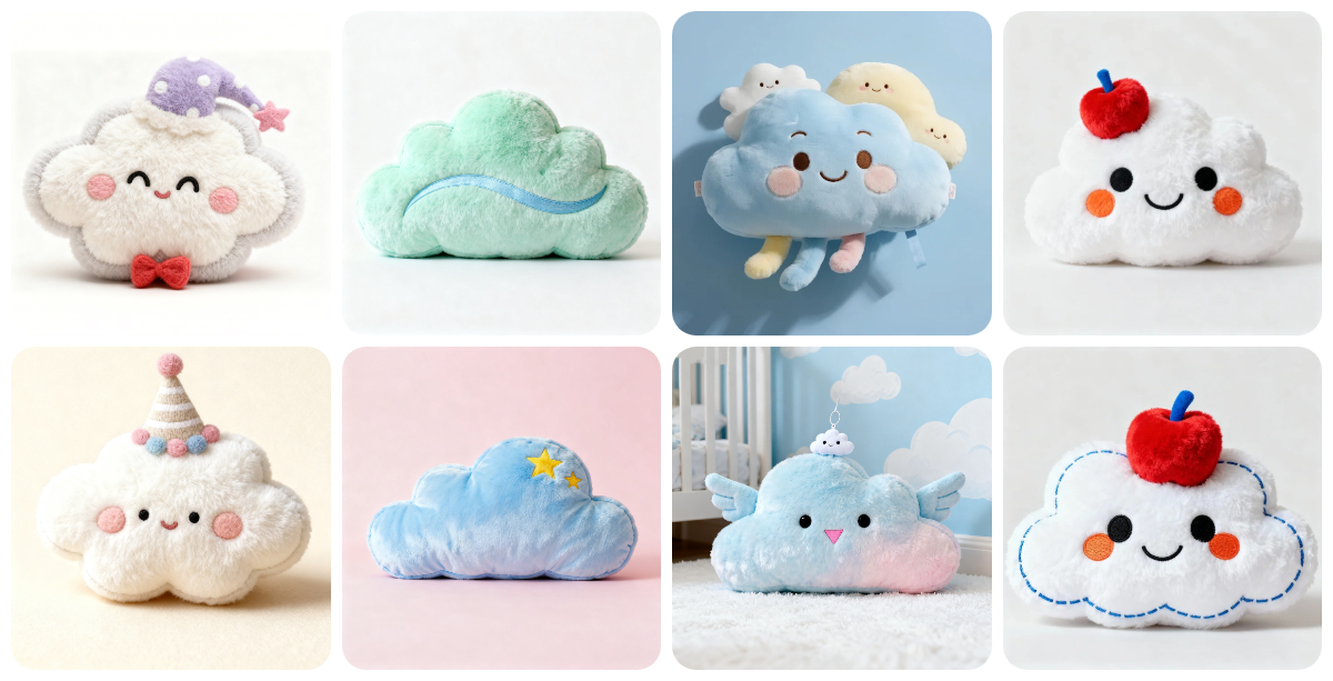 Custom Cloud Plush Pillows: A Whimsical Touch to Your Space & Heart 1
